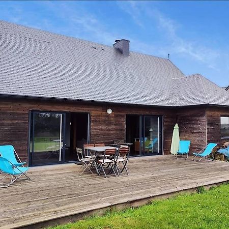 Belle Maison En Bois Perros - La Lande Bagian luar foto