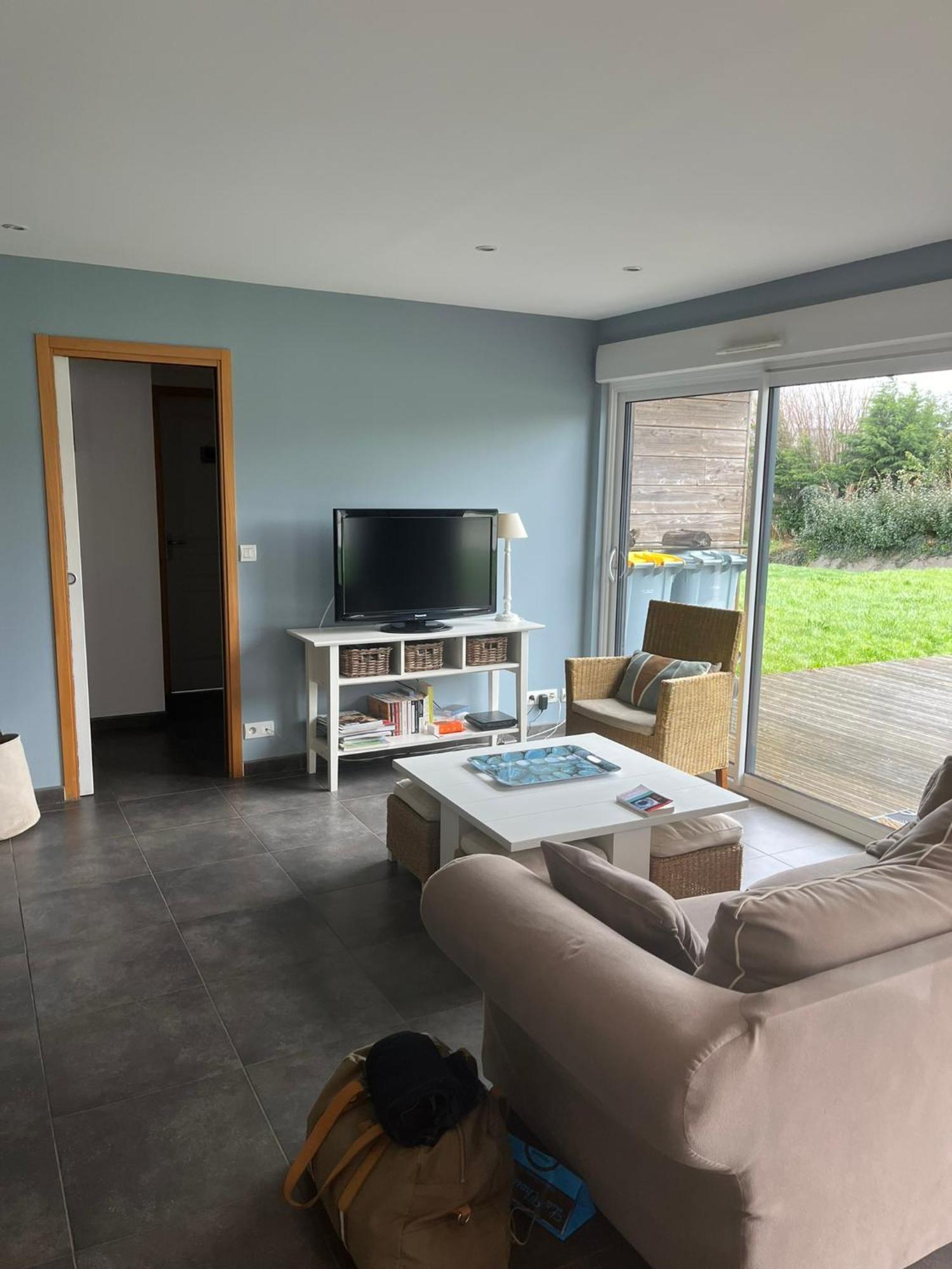 Belle Maison En Bois Perros - La Lande Bagian luar foto